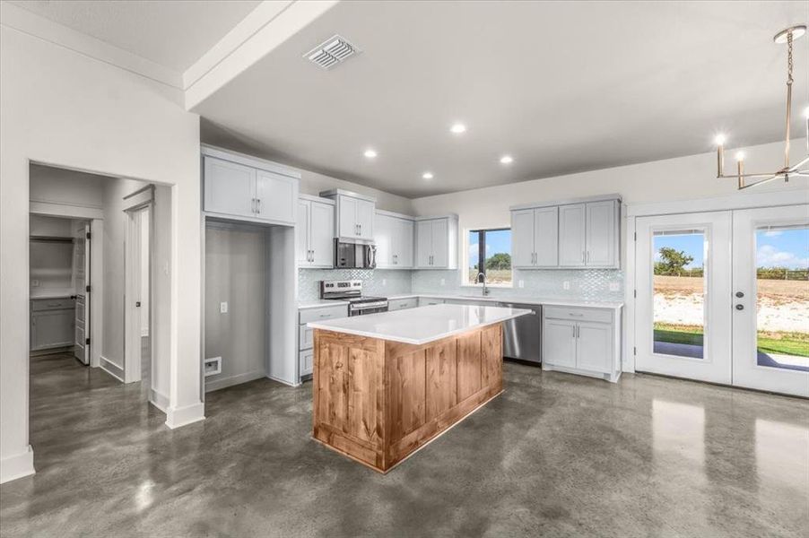 Furnished interior view inside a new home in , Cresson (Image 11).