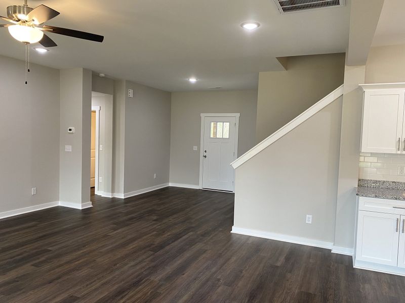 Representative unfurnished interior of a home built from the Taft by Foundation Home Builders LLC in Old Hickory Crossing, Mocksville (Image 15).