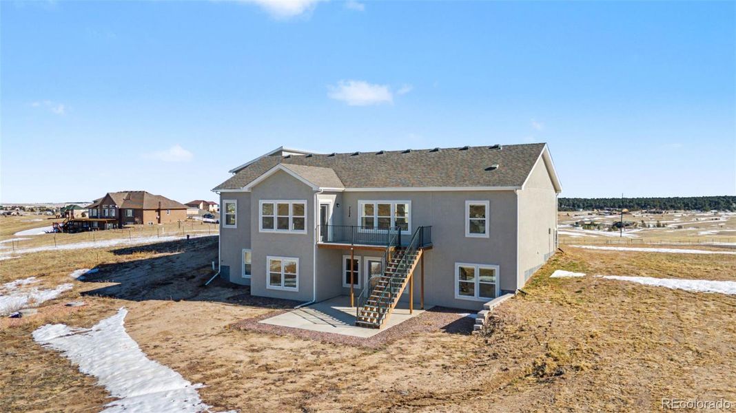 Exterior details and patio area of a home in , Colorado Springs (Image 3).