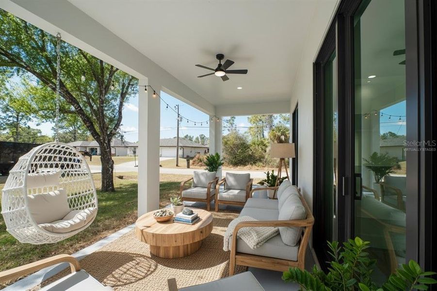Exterior details and patio area of a home in , North Port (Image 24). Exterior details and patio area of a home in , North Port (Image 24).