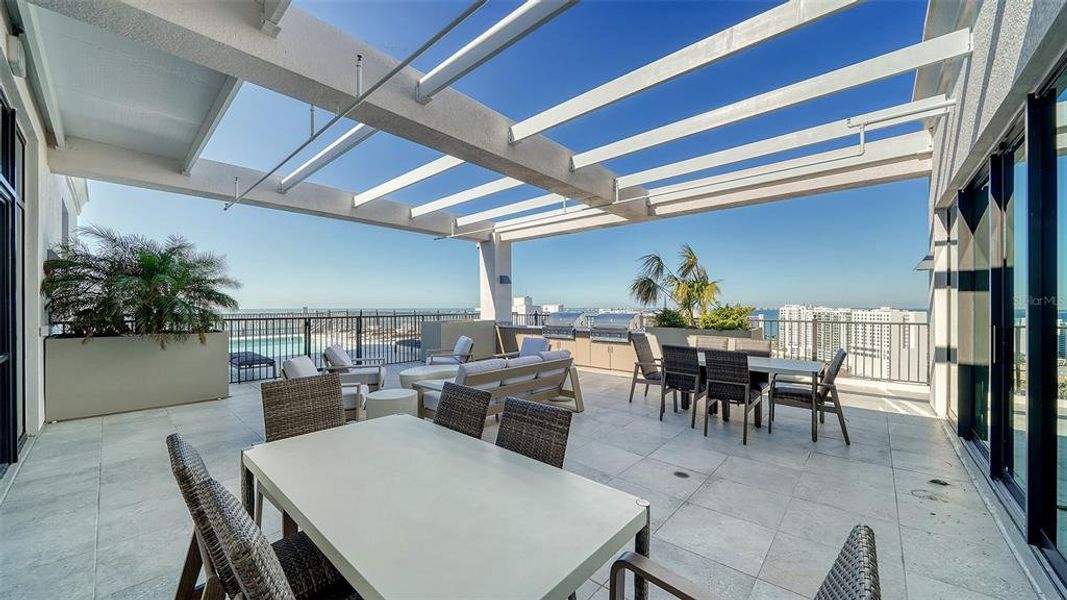 Exterior details and patio area of a home in , Sarasota (Image 21).