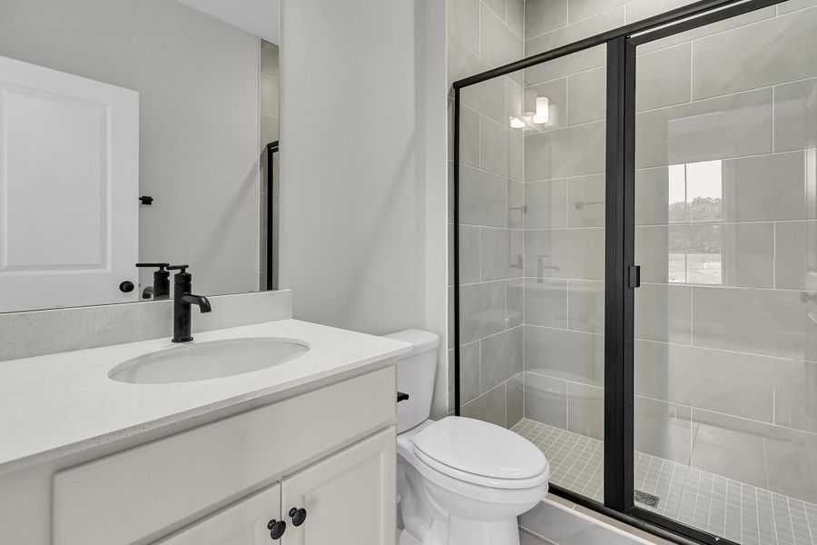Furnished interior view inside a new home in Tidewater at Lakes of Cane Bay, Summerville (Image 5).