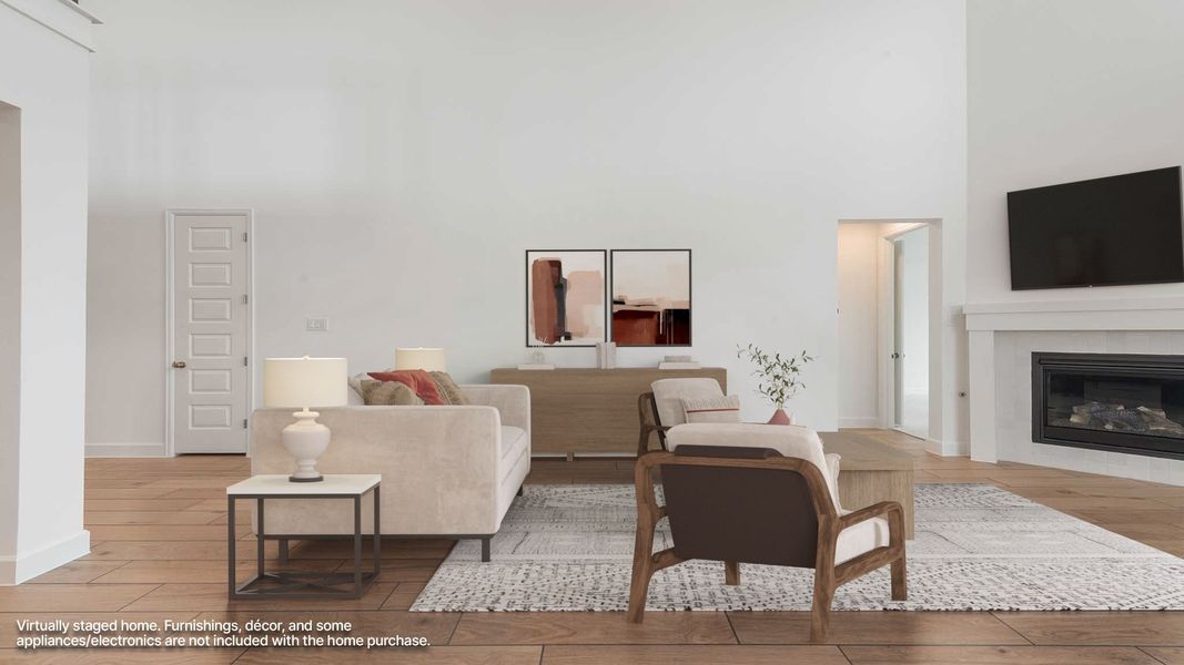 Furnished interior view inside a new home in Cambridge Crossing, Celina (Image 6).