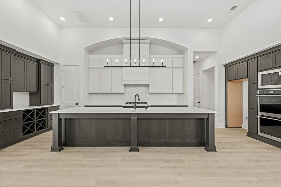 Furnished interior view inside a new home in Elyson: 65ft. lots, Katy (Image 5). Furnished interior view inside a new home in Elyson: 65ft. lots, Katy (Image 5).