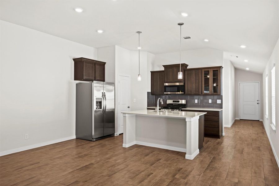 Furnished interior view inside a new home in Enclave at Dobbin, Magnolia (Image 17). Furnished interior view inside a new home in Enclave at Dobbin, Magnolia (Image 17).