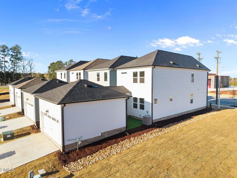 Exterior details and patio area of a home in Forestville Yard, Knightdale (Image 21).