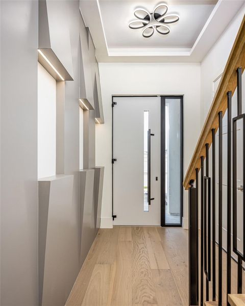Spacious, unfurnished interior of a new home in , Stafford (Image 23).