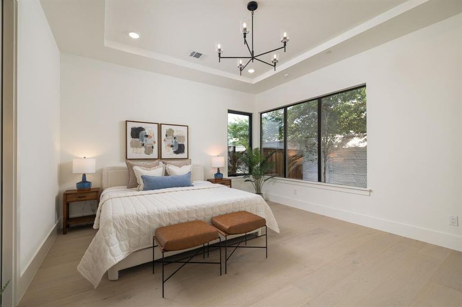 Furnished interior view inside a new home in Dove Station, Grapevine (Image 12).