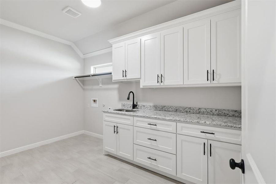 Furnished interior view inside a new home in , Godley (Image 28).