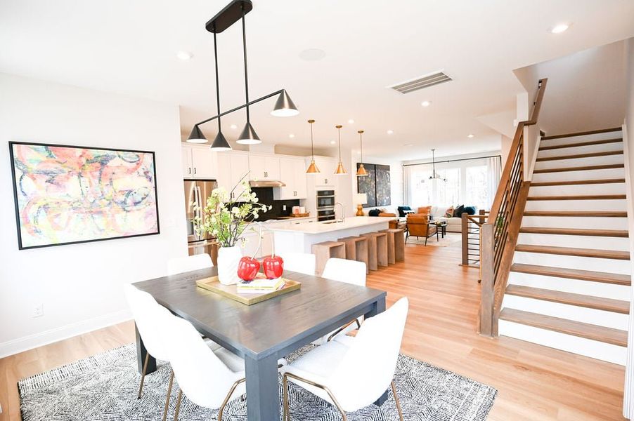 Furnished interior view inside a new home in Archer Row, Charlotte (Image 12).