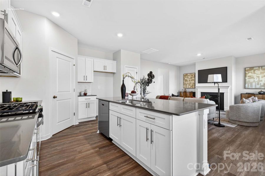 Furnished interior view inside a new home in Brinkley Ridge, Kings Mountain (Image 7).