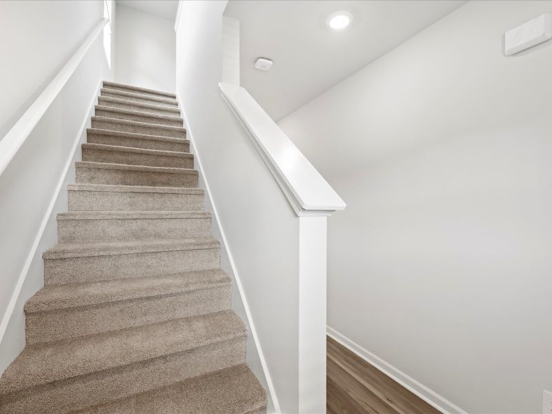 Spacious, unfurnished interior of a new home in Creek Ridge - Heritage Collection, Spartanburg (Image 12). Spacious, unfurnished interior of a new home in Creek Ridge - Heritage Collection, Spartanburg (Image 12).