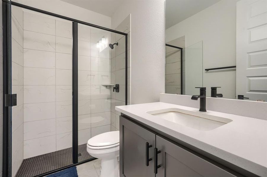 Furnished interior view inside a new home in , Fate (Image 17). Furnished interior view inside a new home in , Fate (Image 17).