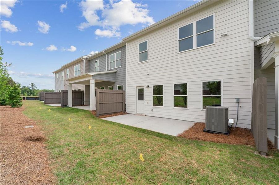 Exterior details and patio area of a home in Wilkins Walk, Mableton (Image 26). Exterior details and patio area of a home in Wilkins Walk, Mableton (Image 26).
