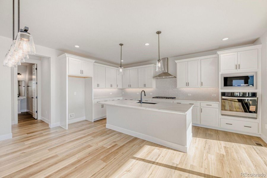 Furnished interior view inside a new home in Sterling Ridge in Sterling, Colorado Springs (Image 7). Furnished interior view inside a new home in Sterling Ridge in Sterling, Colorado Springs (Image 7).