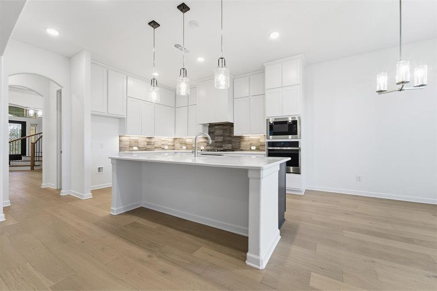 Furnished interior view inside a new home in Green Meadows, Celina (Image 12).