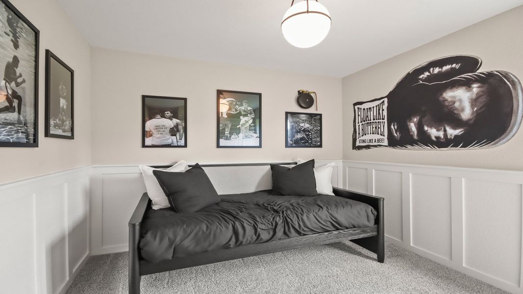Furnished interior view inside a new home in The Canopies, Splendora (Image 10).