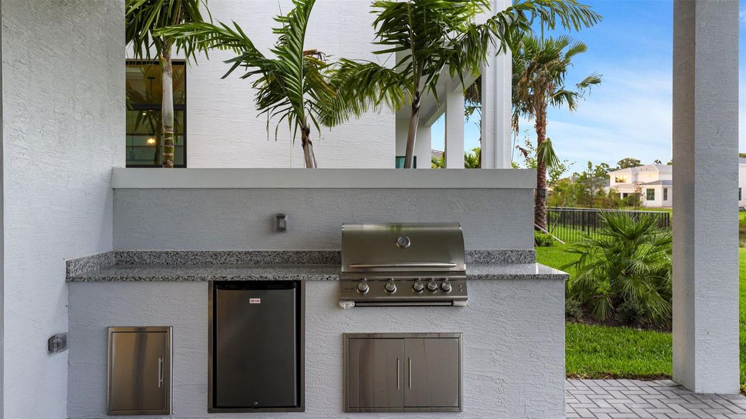 Exterior details and patio area of a home in , Palm Beach Gardens (Image 36).