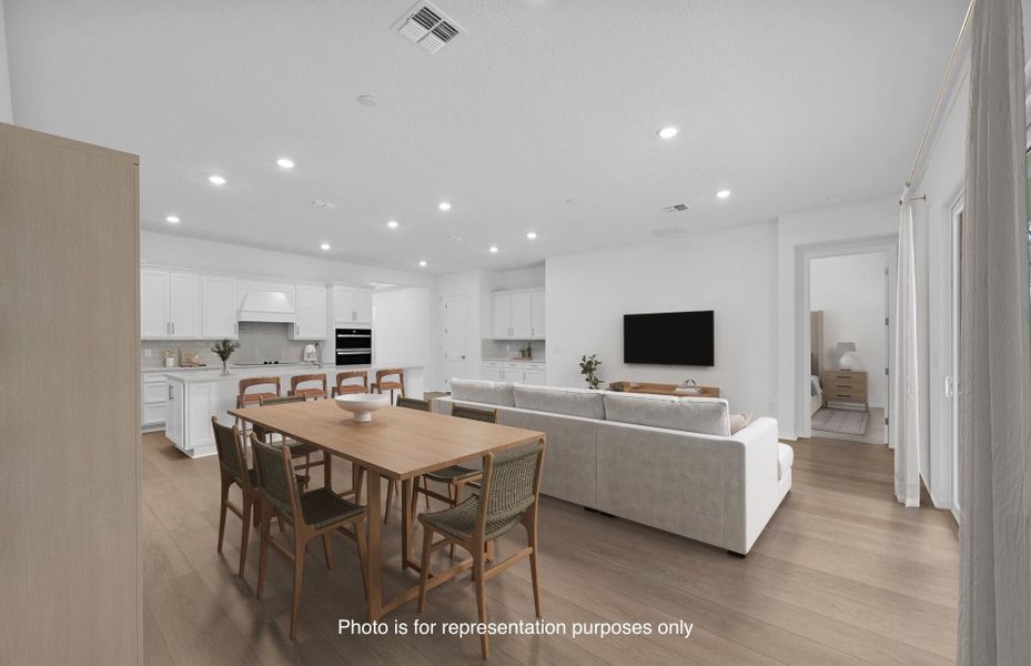 Furnished interior view inside a new home in Fiddler's Cove, Kingsland (Image 12).