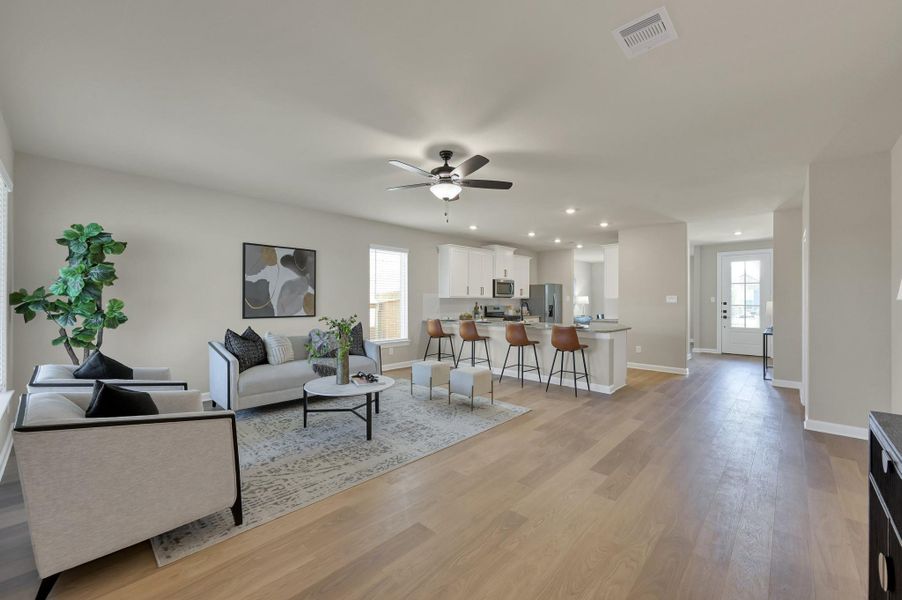 Furnished interior view inside a new home in Magnolia Woods, Magnolia (Image 4).