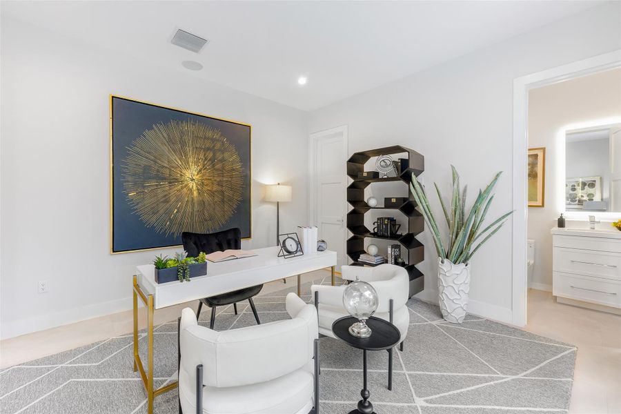 Furnished interior view inside a new home in , Fort Lauderdale (Image 17).