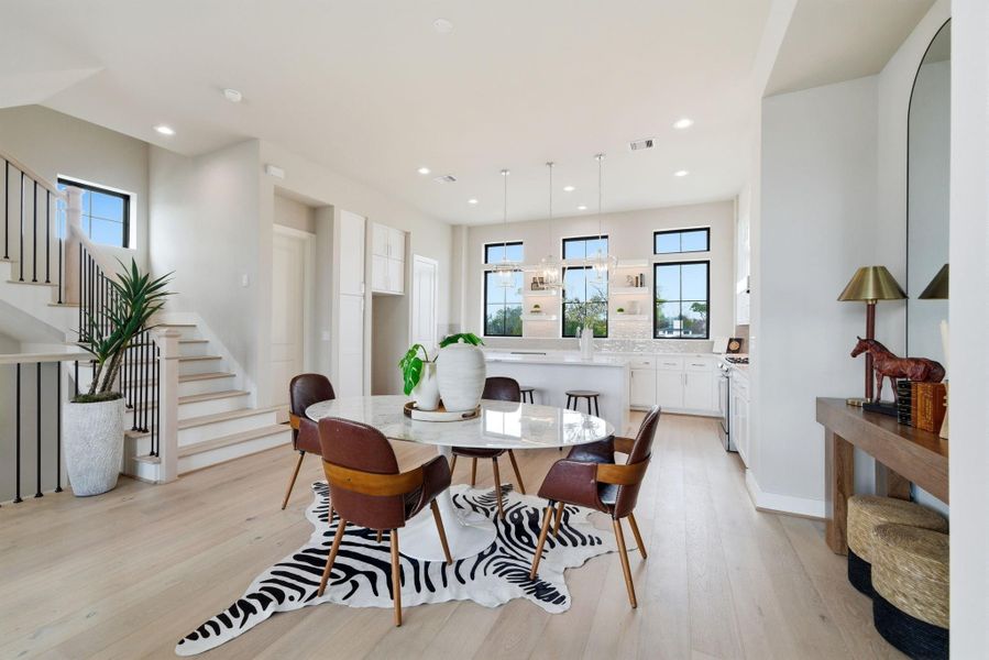 Furnished interior view inside a new home in Spring Valley Creek, Houston (Image 17).