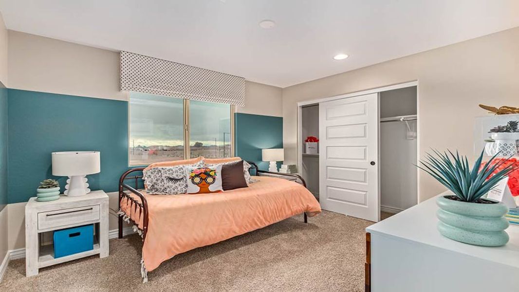 Representative furnished interior of a home built from the Paisley by Taylor Morrison in Paradisi Discovery Collection, Surprise (Image 35).