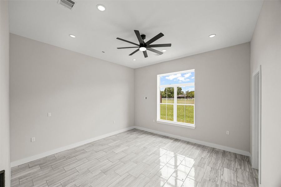 Spacious, unfurnished interior of a new home in , Cypress (Image 31).