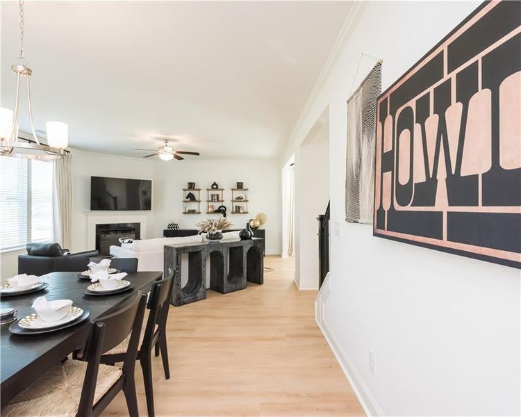 Furnished interior view inside a new home in Stratford Square, Lawrenceville (Image 35).