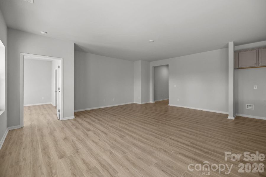 Spacious, unfurnished interior of a new home in Cottages at Wingate, Wingate (Image 21). Spacious, unfurnished interior of a new home in Cottages at Wingate, Wingate (Image 21).