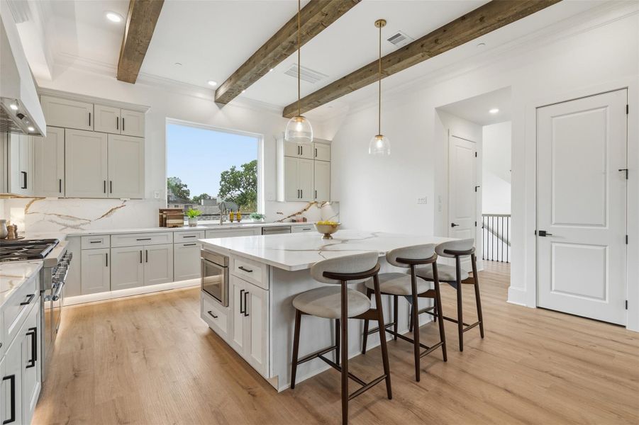 Furnished interior view inside a new home in , Houston (Image 11).