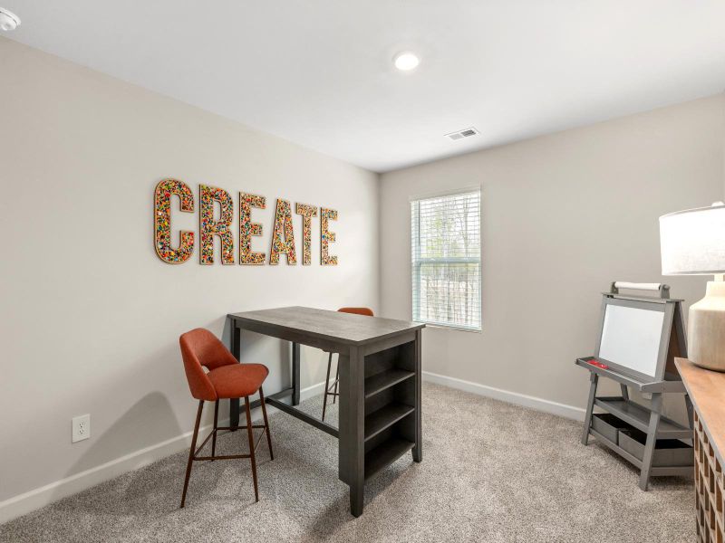 Furnished interior view inside a new home in Nelson's Creek, Mocksville (Image 19).