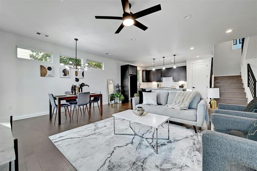 Furnished interior view inside a new home in , Austin (Image 6).