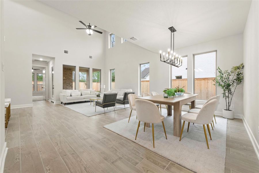 Furnished interior view inside a new home in Kresston, Montgomery (Image 9).