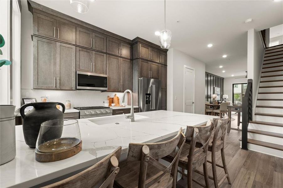 Furnished interior view inside a new home in The Gathering – Alpharetta, Alpharetta (Image 24).