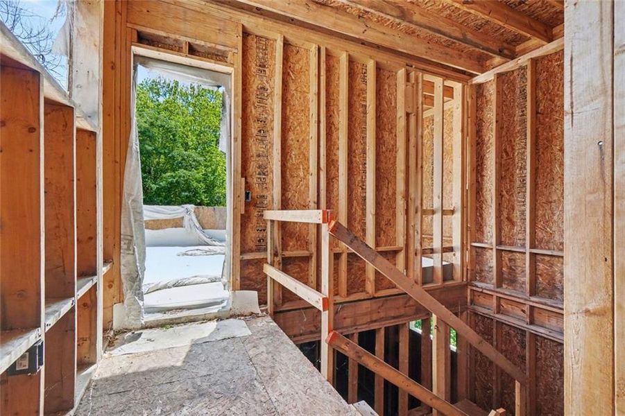 In-progress construction of a new home in , Atlanta, GA (Image 6).