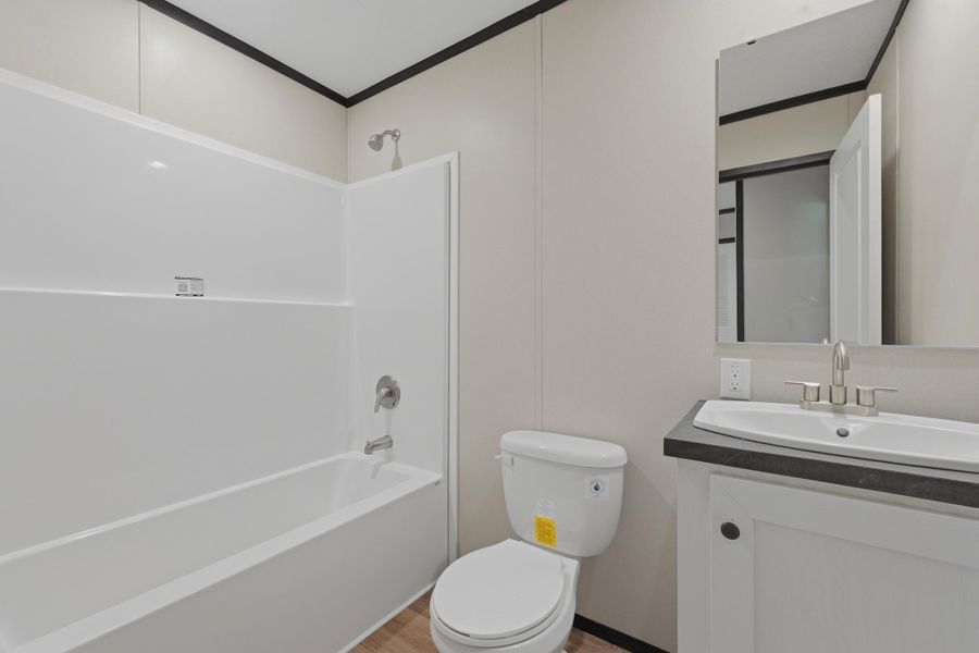 Furnished interior view inside a new home in , Cross (Image 7).