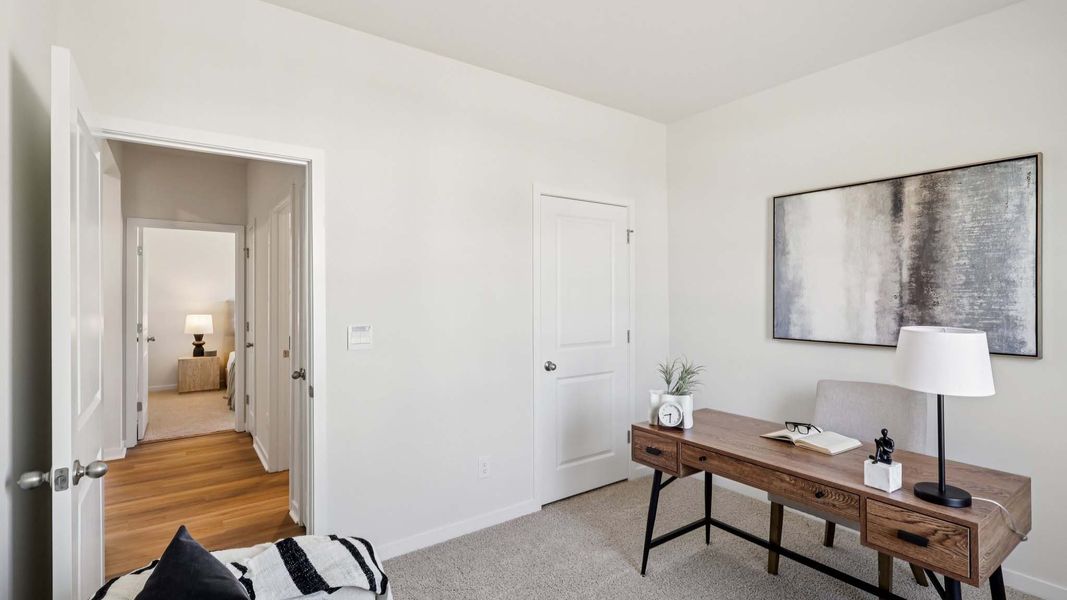 Representative furnished interior of a home built from the Macon by D.R. Horton in Stanton, Richburg (Image 26). Representative furnished interior of a home built from the Macon by D.R. Horton in Stanton, Richburg (Image 26).