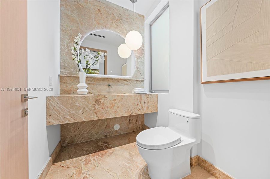 Furnished interior view inside a new home in , Miami (Image 14).