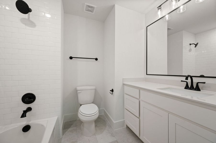 Representative furnished interior of a home built from the Ashley by Our Country Homes in Parks of Aledo, Aledo (Image 42).