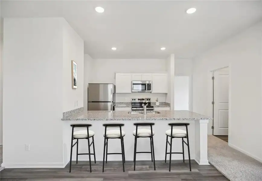 Furnished interior view inside a new home in Crescent Pointe, Carrollton (Image 3).