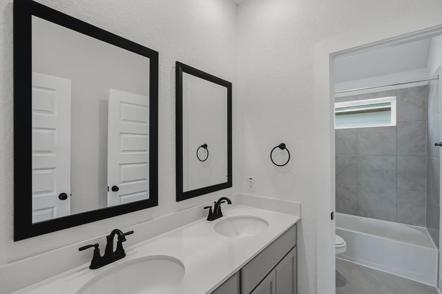 Furnished interior view inside a new home in Stillwater Ranch, San Antonio (Image 14).