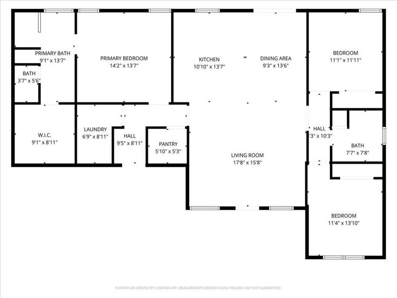 2D floor plan layout of this home in , Cresson, TX (Image 3).