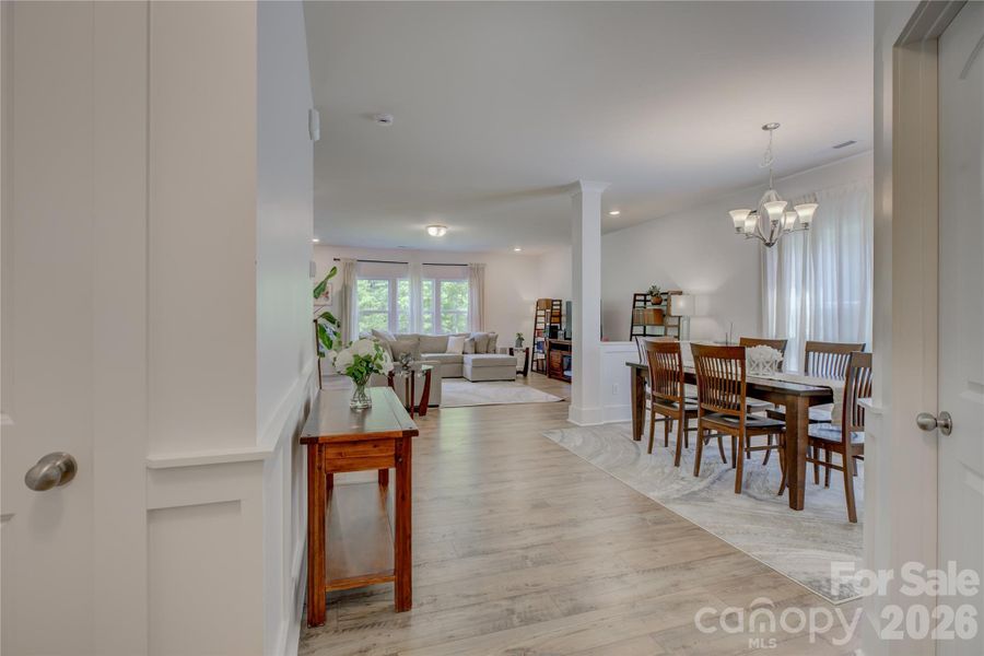 Furnished interior view inside a new home in , York (Image 8).