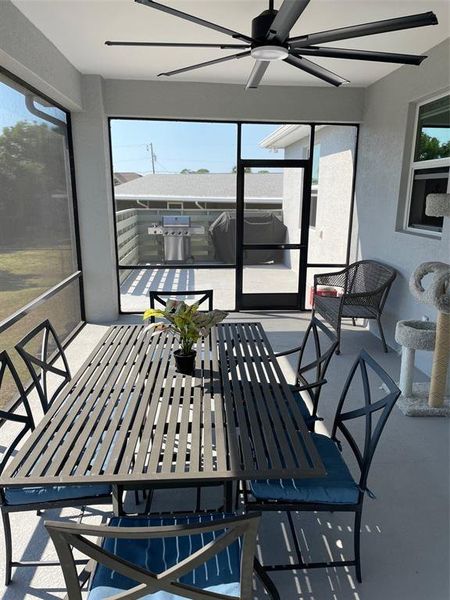 Exterior details and patio area of a home in , Port Charlotte (Image 36). Exterior details and patio area of a home in , Port Charlotte (Image 36).