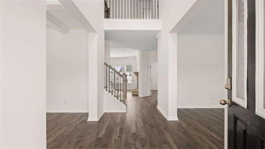 Spacious, unfurnished interior of a new home in The Gates at Pates Creek, Hampton (Image 32).
