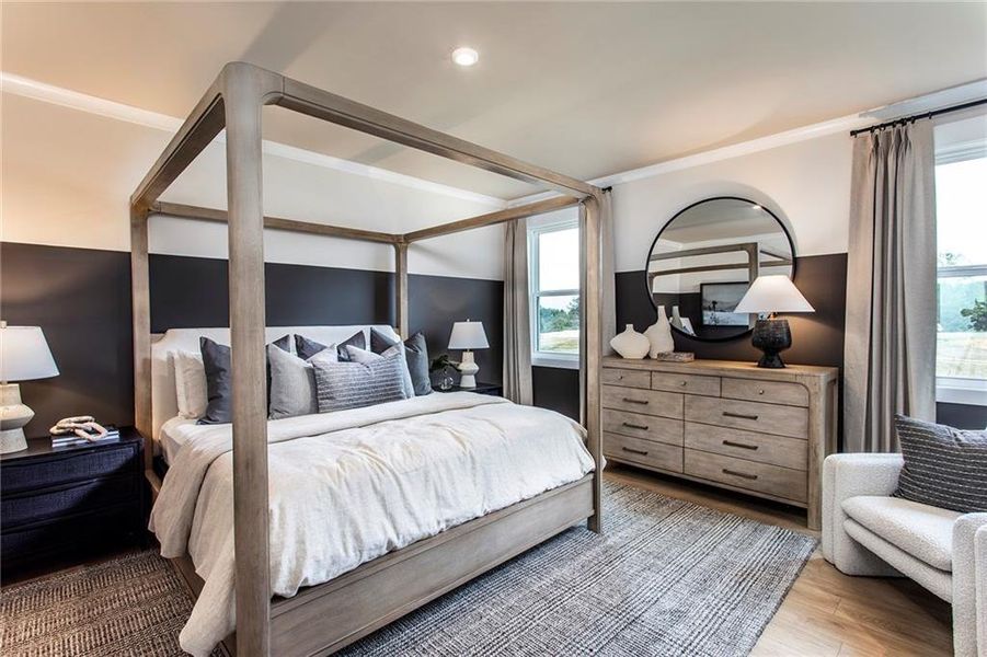 Furnished interior view inside a new home in Easton Walk, Lawrenceville (Image 30). Furnished interior view inside a new home in Easton Walk, Lawrenceville (Image 30).