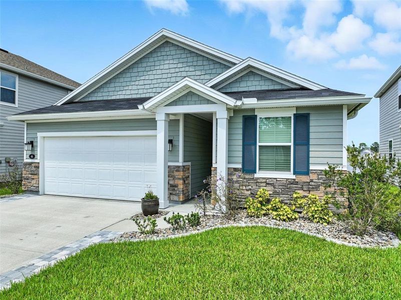 Front exterior of a new home in , Palm Coast, FL, highlighting curb appeal (Image 25).