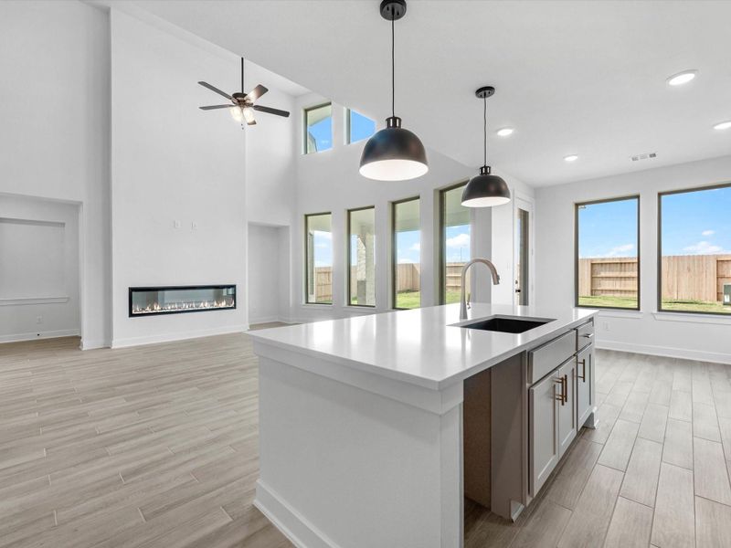 Furnished interior view inside a new home in Brookewater, Rosenberg (Image 8).