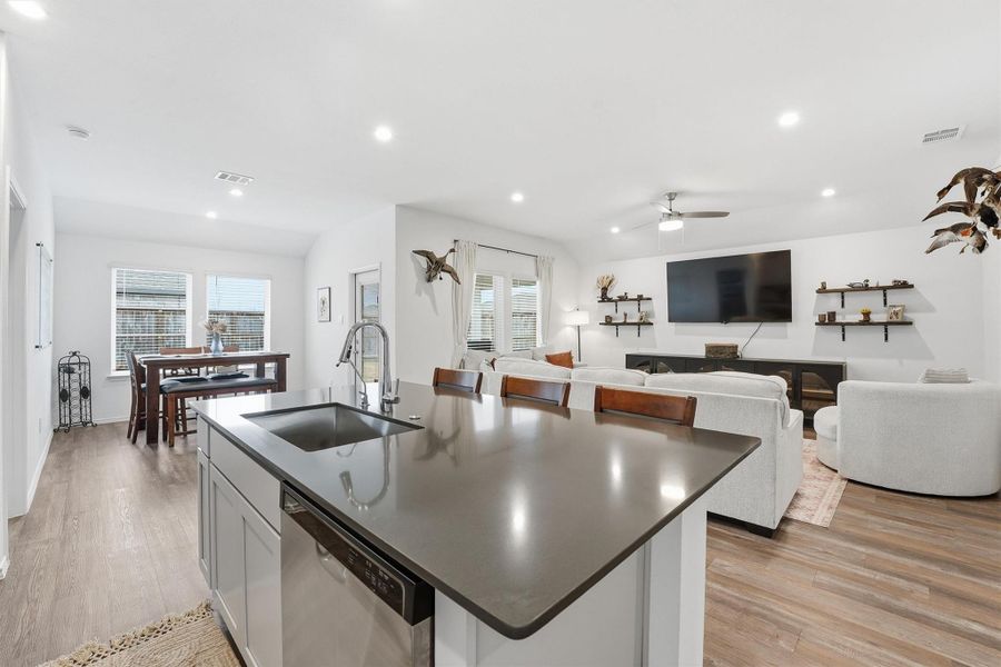 Furnished interior view inside a new home in River Ranch Meadows, Dayton (Image 19). Furnished interior view inside a new home in River Ranch Meadows, Dayton (Image 19).